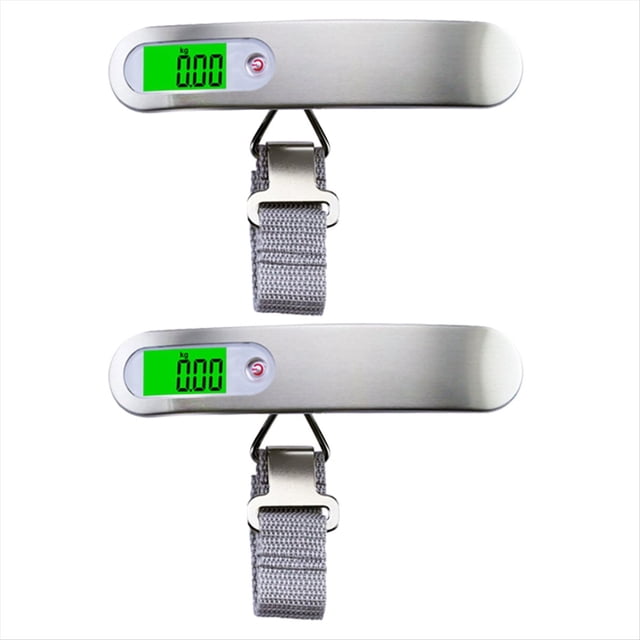 BáScula ElectróNica PortáTil, BáScula Digital LCD para Colgar, para Maletas, Bolsas de Equipaje de Viaje, Herramienta de Equilibrio de Peso