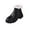 Black 2, variant on Wensltd Women Warm Ankle Boots Low Heel Solid Color Autumn Winter Riding Shoes Trendy Short Boots​
