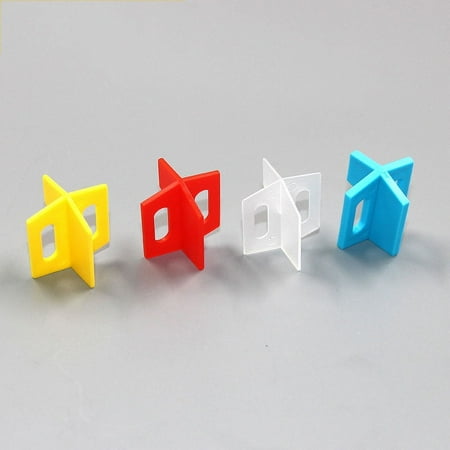 

100pcs 1mm Crossed Shaped Tile Leveling System Base Spacer Flooring Leveler for floor wall brick tile rack correction