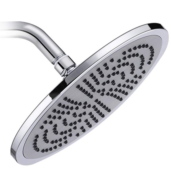Amdohai 9.5 Inch Rain Showerhead High Pressure Shower Head G1/2 Adjustable
