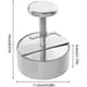 thumbnail image 2 of Prensa para hamburguesas de acero inoxidable, molde para hamburguesas, ideal para barbacoas y cocinas., 2 of 4