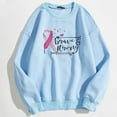 thumbnail image 1 of Mode Femmes Col Rond Casual Sein Cure Impression Harajuku Style Sweat-Shirts à Manches Longues Tops, 1 of 5