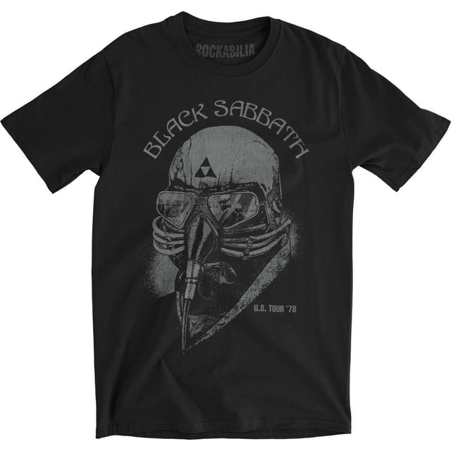 Black Sabbath Adult Us Tour 1978 T-Shirt