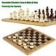 thumbnail image 4 of Set de juego VAMSLOVE Checkers Chess Tic-Tac-Toe 3 en 1 con bolsa, 4 of 7