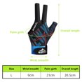 thumbnail image 3 of Guantes Entrenamiento Billar Tres Dedos Antideslizantes Ajustables Hugtrwg para Hombres y Mujeres Mano Izquierda, 3 of 9