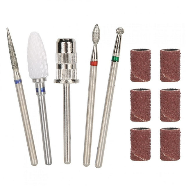 Accesorio para pulidor de uñas Jadeshay 5 piezas cabezales de lijar