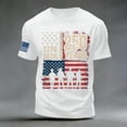 thumbnail image 4 of mgoYE 250th Anniversary USA T-Shirt Men American Flag 250th Anniversary Commemorative Tee, Crew Neck Loose Fit Daily Tee(White,M), 4 of 5