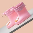 thumbnail image 5 of Aihuaihua Girls Rain Boots Short Ankle School Garden On Rubber Footwear Comfortable Lightweight Durable Size 12, 5 of 5