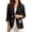 Asterism Moon Star, variant on Grunge Leopard Cow Print Faux Linen Blazer Jacket for Women Casual One Button Suit Jacket with Pockets Breathable Cardigan Coat for Spring Summer Fall, 3XL