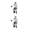 thumbnail image 2 of Wweixi 1/87 Diorama Graffiti Figure Characters Resin People Train Layout boy white 2Set, 2 of 6