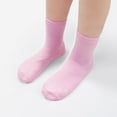 thumbnail image 3 of 15 Pairs Toddler Socks Kids Socks Girls Crew School Athletic Mid Calf Dress Socks for Children 1-13 Years, 3 of 5