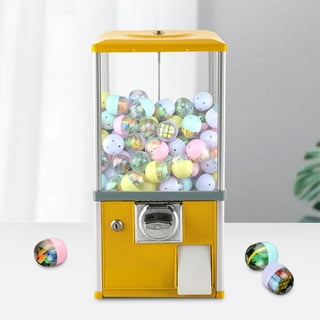 Entervending 1.1 inch Empty Capsules 500 pcs Bulk 8 COLORS Acorn Capsule  for Toy Gumball Machines Small Clear Containers Surprise for Kids