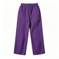 thumbnail image 5 of JIAYUE Women 2 Piece Set Solid Color Long Sleeve Hoodies With Jogger Pants Outfit for Outdoor Travel, 5 of 5