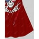 thumbnail image 3 of Top Cami de Talla Extra con Estampado de Bandera Americana Rosegal Camisetas sin mangas de talla grande, 3 of 5