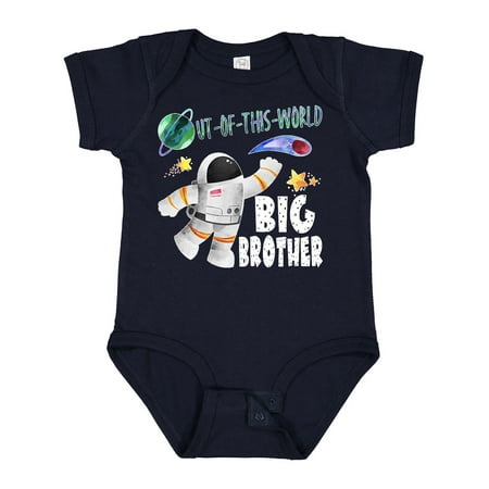 

Inktastic Out of This World Big Brother Astronaut in Space Gift Baby Boy Bodysuit