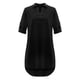thumbnail image 5 of Vestido camisero de algodón con cuello para mujer talla grande - Corte holgado, color liso - Informal/Fiesta - S-XXXXXL, 5 of 7