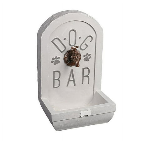 Grasslands Road Outdoor Garden Dog Bar Drinking Water Fountain Bowl