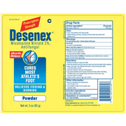 Desenex Antifungal Powder, Cures Athletes Foot - 3.0 Oz
