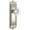 Polished Nickel, variant on Grandeur 813613 Windsor Solid Brass Rose Passage Door Knob Set - Nickel