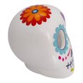 thumbnail image 4 of Portavelas de Halloween Way to Celebrate Calavera Cerámica Blanca 10.5 cm, 4 of 4