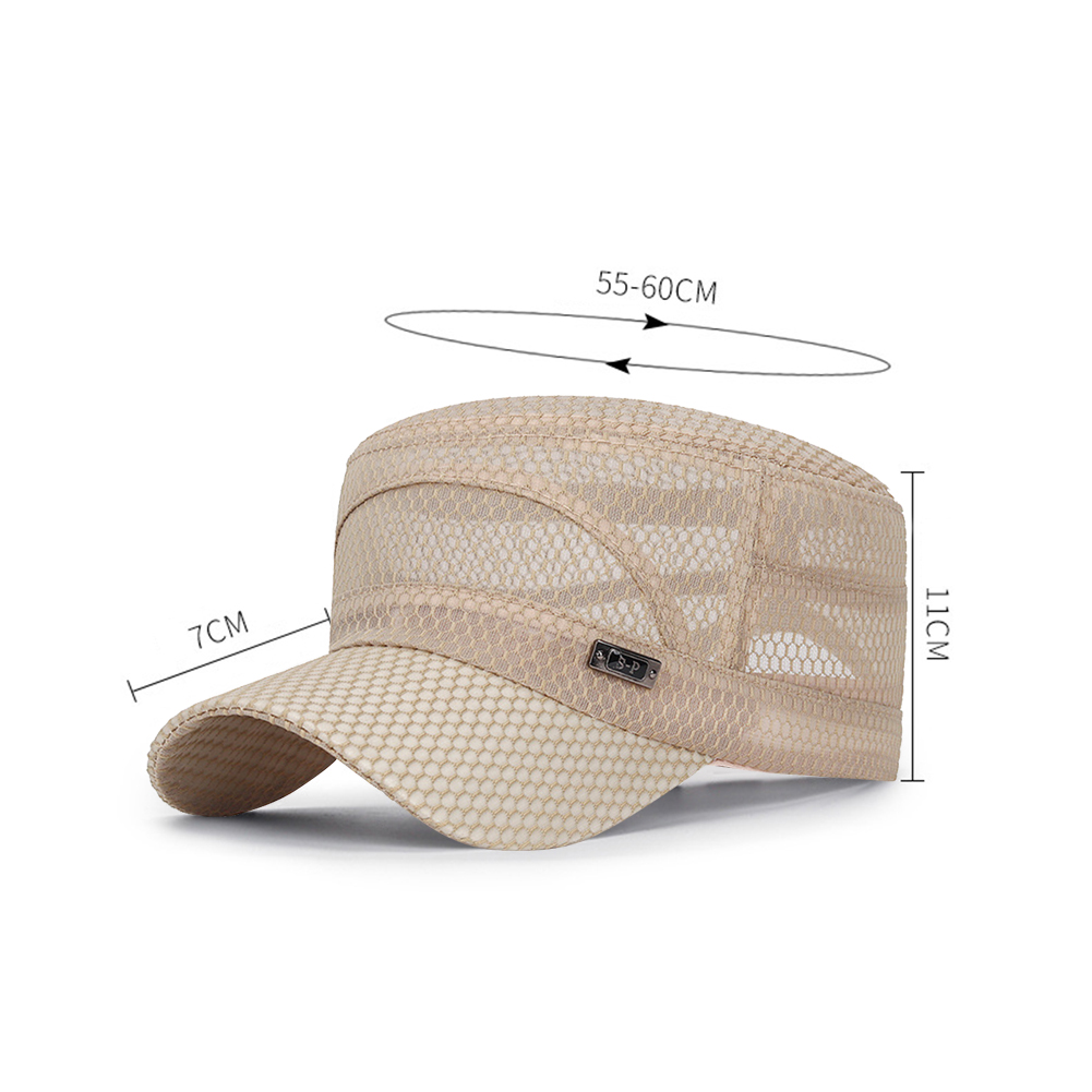 Akerlok Net Flat Top Hat Men Casual 