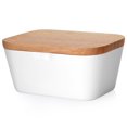 thumbnail image 2 of Herwey Box with Wood Lid,Butter Container,Sealing Butter Box with Wood Lid Storage Box Container, 2 of 8