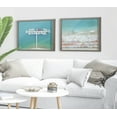 thumbnail image 7 of Kate and Laurel Blake Monterosso Framed Printed Glass Wall Art by Rachel Dowd, 18x24 Gray, Chic Coastal Art for Wall, 7 of 7