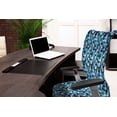 thumbnail image 3 of Ambesonne Blue Office Chair Cover Stretchable High Back, Geometric Design Stripes, Multicolor, 3 of 6