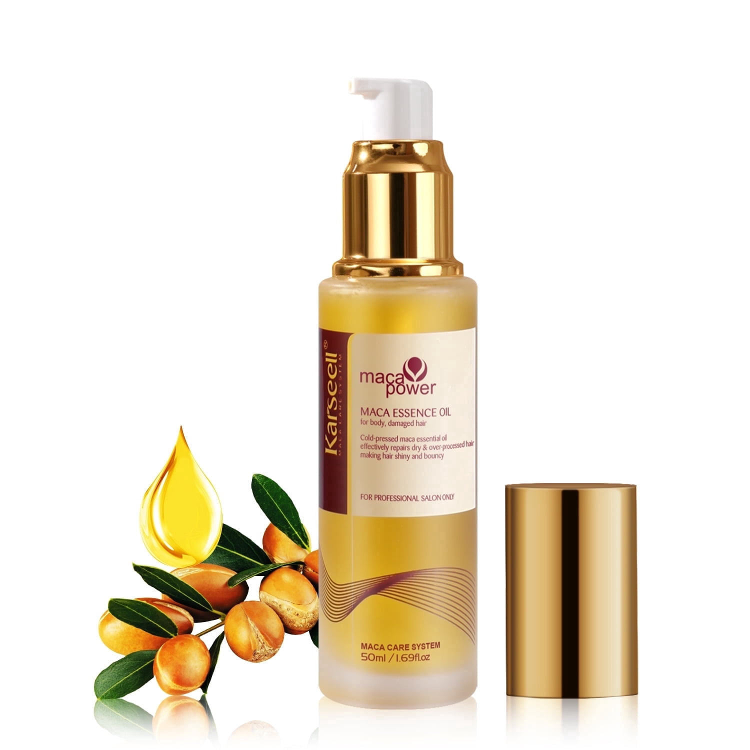 Karseell Moroccan Argan Oil for Hair Healing, Cold Pressed, 50ml