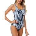 thumbnail image 4 of Beautyin Women Athletic One Piece Swimsuit Racerback Sports Swimwear, 4 of 7