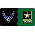 thumbnail image 1 of Plaque d'Immatriculation Photo Divisée Air Force / Armée, 1 of 1