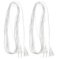 thumbnail image 1 of 2 Pcs Rallonge de Lumière de Rideau Câble de Lampe LED Accessoire de Guirlande Lumineuse de Fête (Prise CN), 1 of 9