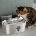 thumbnail image 2 of PETMAKER 118oz/3.5L Cat Water Fountain - Stainless Steel Cat Water Fountain, 2 of 11