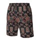 thumbnail image 4 of Balery Retro Floral Traje de Baño Estilo Hawaiano para Hombre, Shorts de Secado Rápido con Bolsillos-XX-Large, 4 of 6