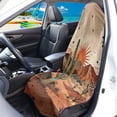thumbnail image 3 of XYZCANDO Desert Cactus Car Seat Cover - Sweatproof & Waterproof Front Seat Protector with Southwest Landscape Design - Universal Fit for Cars, SUVs & Trucks, 3 of 8