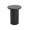 Black + marble + Concrete, variant on Space Saving Half-Round Folding Wood Bistro Table for Small Patio and Balcony, Grey Finish