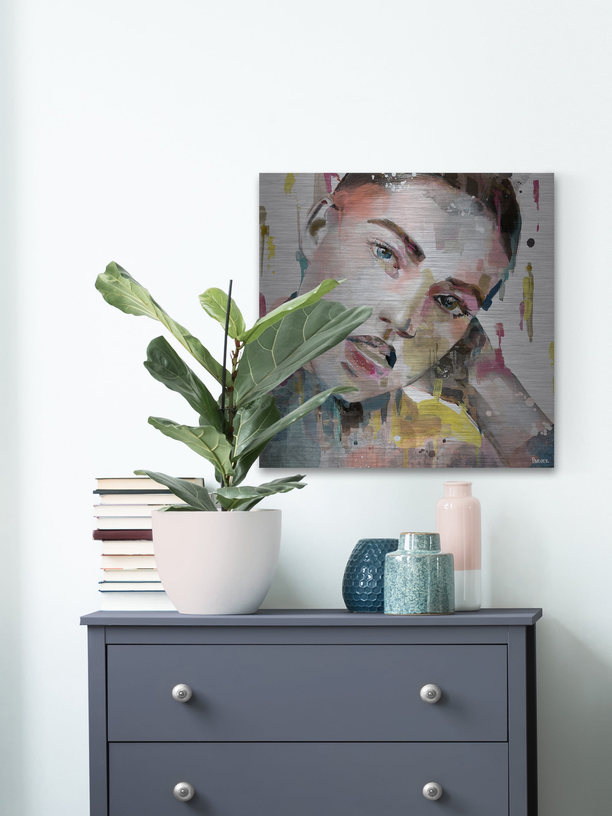 Parvez Taj Alluring Chic Aluminum Wall Art