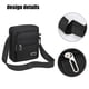 thumbnail image 4 of Bolsa de pecho cruzada - Mochila deportiva de cinturón con múltiples bolsillos • Correa ajustable • 23x20x7cm • Marrón Negro Azul Verde • Almacenamiento duradero de tela, 4 of 6