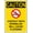 Warning Sign 2, variant on Caution Contains Hazardous Material See Msds Sign, 8"x12" Retro Metal Tin Sign, Funny Wall Decor for Shop Yard Man Cave Garage Outdoor