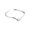 Silver, variant on YYKihy S925 Sterling Silver V Shaped Inlaid Pearl Ring Female Advanced Design Ring