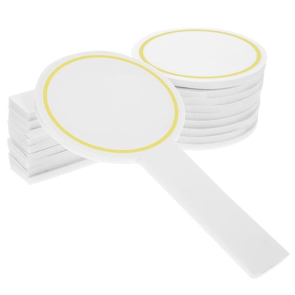 6pcs Handheld Boards Single Sided Handheld Whiteboards Padding Whiteboards