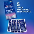 thumbnail image 3 of Crest 3DWhitestrips Gentle at Home Teeth Whitening, Sensitive Bright Starter Kit, Strips for Sensitive Teeth, 5 Treatments, 10 Strips, 3 of 11