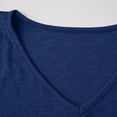 thumbnail image 6 of Womens Summer T-Shirts Ruffle Short Sleeve V Neck Dolman Tops with Side Shirring Ruched Loose Fit Shirts Spring Fashion, 6 of 7