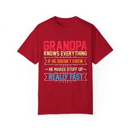 Hilarious Fathers Day Sarcasm Humor Party Foodie Granddad Pun Novelty Grandpa Family Day Husband Papa Foodie Unisex Garment-Dyed T-shirt Hilarious Fathers Day Sarcasm Humor Party Foodie Granddad Pun Novelty Grandpa Family Day Husband Papa Foodie Unisex Garment-Dyed T-shirt