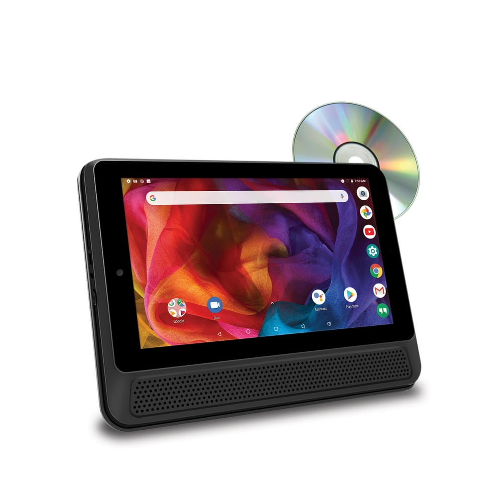 RCA 10" Tablet/Portable DVD Player Combo with Google Voice Assistant