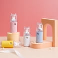 thumbnail image 3 of Mist Facial Sprayer USB Humidifier Rechargeable Nebulizer Face Steamer Moisturizing Beauty Instruments Face Skin Care Tools, Cute Rabbit Blue, 3 of 4