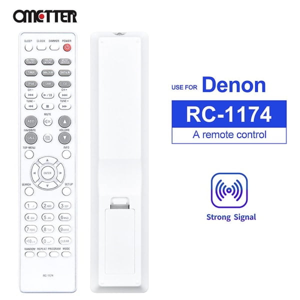 Tib pour Télécommande Denon Prime Parts Rc-1174 Rcd-n8 Rc-1199 Rcd-n9 Rc-1154 Rcd-n7 Récepteur Audio Cd Réseau.pa