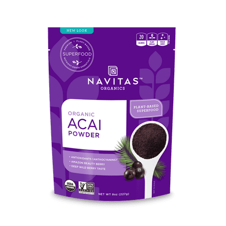 - Navitas Organics Acai Powder, 8.0 Oz, 76 Servings