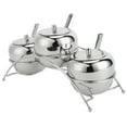 thumbnail image 1 of Boîte à Épices, Contenants à Condiments en Acier Inoxydable Ensemble de Pots à Épices Construction Robuste, 1 of 14