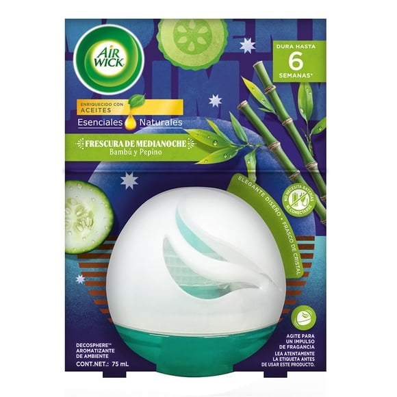 Air Wick® DecosphereTM Bambú y Pepino 75 mL